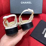 Chanel white flats - 4