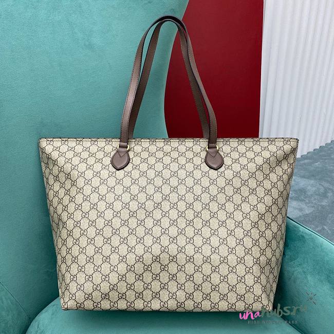 Gucci Ophidia Zip Tote GG Coated Canvas Medium Bag - 1