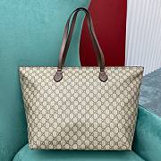 Gucci Ophidia Zip Tote GG Coated Canvas Medium Bag - 1