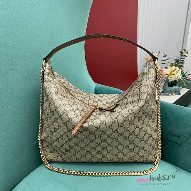 Gucci hobo canvas handle bag - 1