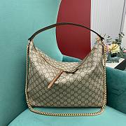 Gucci hobo canvas handle bag - 1