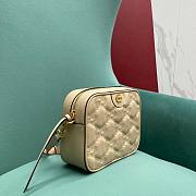 Gucci Matelassé beige leather shoulder bag - 5