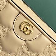 Gucci Matelassé beige leather shoulder bag - 4