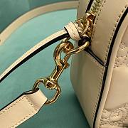 Gucci Matelassé beige leather shoulder bag - 2