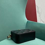 Gucci Matelassé black leather shoulder bag - 2