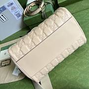 Gucci GG Matelassé leather medium duffle beige bag - 6