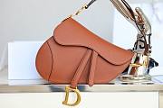 Dior saddle brown 26cm bag - 5