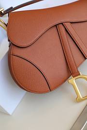 Dior saddle brown 26cm bag - 3