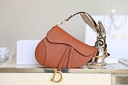 Dior saddle brown 26cm bag - 1