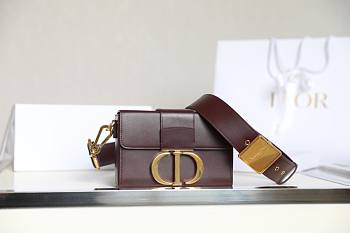 Dior 30 Montaigne Red Mini Box Bag