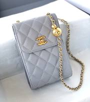 Chanel gray phone case - 6