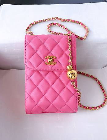 Chanel pink phone case