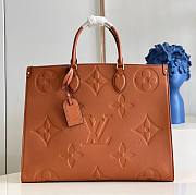 Louis Vuitton Onthego brown GM bag - 1