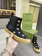 Gucci black bee boot - 5