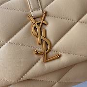 YSL LE 57 Beige Lambskin Shoulder Bag - 5