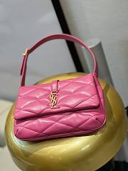 YSL LE 57 Pink Lambskin Shoulder Bag - 5