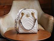 Gucci GG Marmont matelassé mini white bag - 6