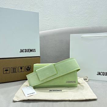 Jacquemus Le Messenger green shoulder bag