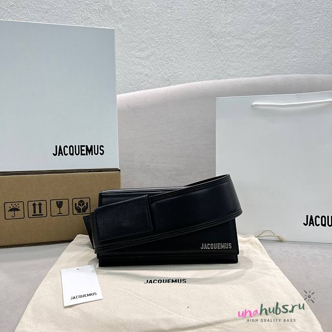 Jacquemus Le Messenger black shoulder bag - 1