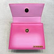 Jaquemus Le Chiquito pink leather 18cm bag - 5