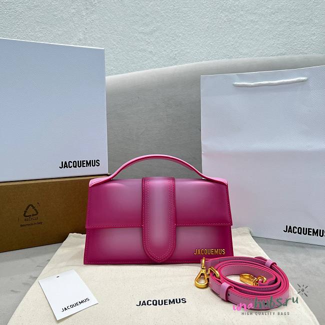 Jacquemus Le Grand Bambino Pink Ombre Leather - 1