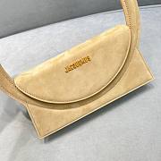 Jacquemus Le Sac Rond Velvet Yellow Bag - 6