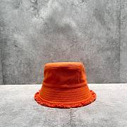 Prada orange bucket hat - 2