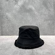 Prada black bucket hat - 5