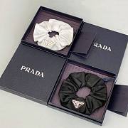 PRADA Nylon Scrunchie Black/ White - 1