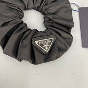 PRADA Nylon Scrunchie Black/ White - 5