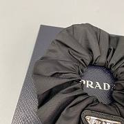 PRADA Nylon Scrunchie Black/ White - 4