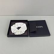 PRADA Nylon Scrunchie Black/ White - 3