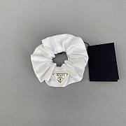 PRADA Nylon Scrunchie Black/ White - 2