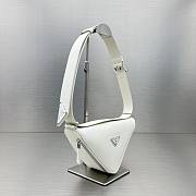 Saffiano leather white belt bag  - 6