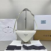 Saffiano leather white belt bag  - 3