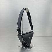 Prada Saffiano leather black belt bag - 2