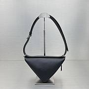 Prada Saffiano leather black belt bag - 3