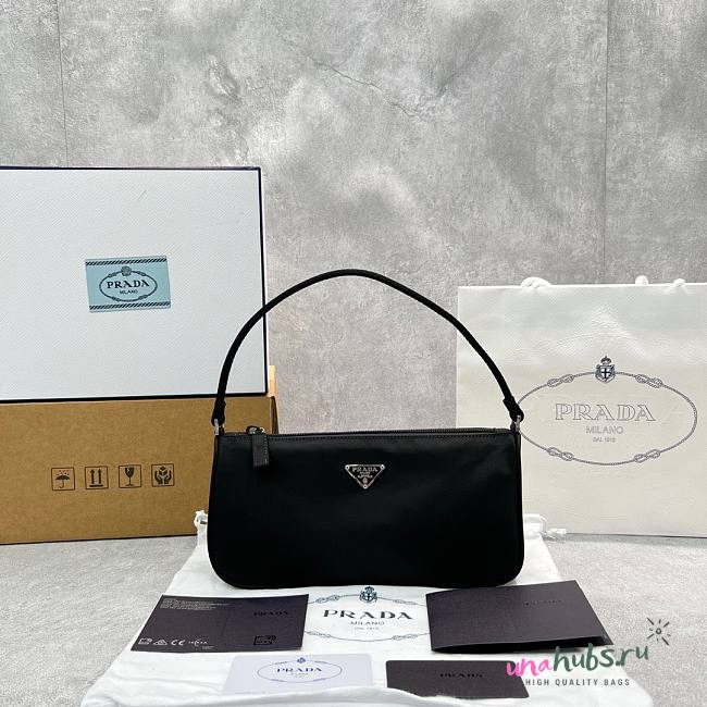 Prada vintage nylon black bag - 1