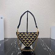 Prada Symbole leather and fabric mini bag - 5