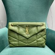 YSL LouLou Puffer Green Medium Bag - 1