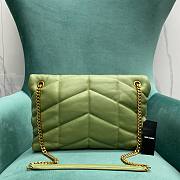 YSL LouLou Puffer Green Medium Bag - 6