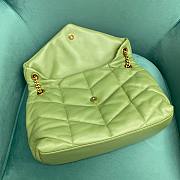 YSL LouLou Puffer Green Medium Bag - 5