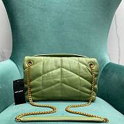 YSL LouLou Puffer Green Small Bag - 3