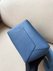 Celine nano SANGLE blue bucket bag - 4