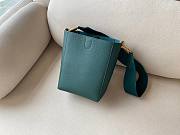 Celine nano SANGLE green bucket bag - 2