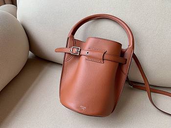 Celine nano bucket brown bag