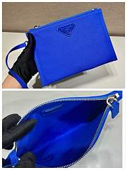 Prada blue canvas hobo bag - 5