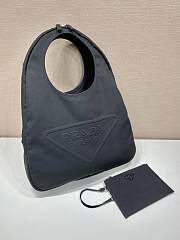 Prada black canvas hobo bag - 4