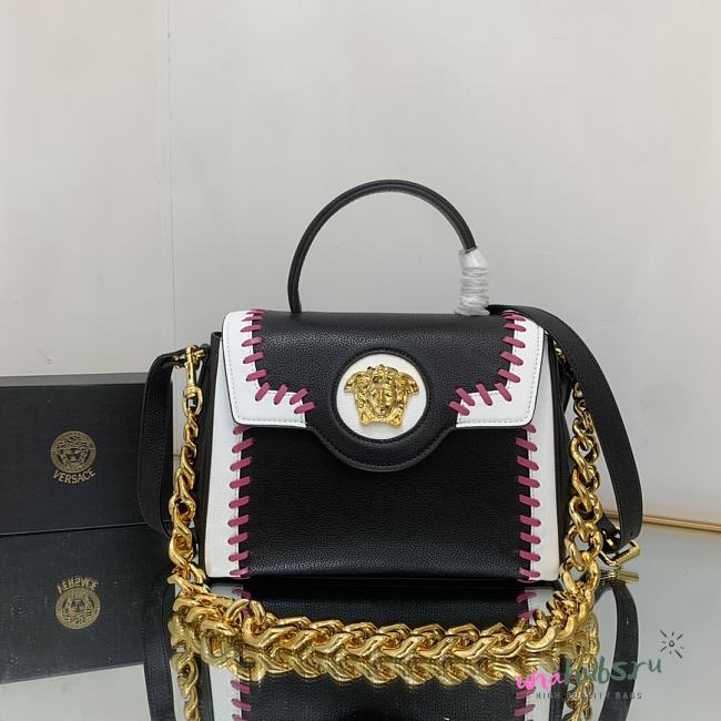 Versace LA MEDUSA small black hand bag - 1