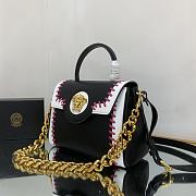 Versace LA MEDUSA small black hand bag - 6